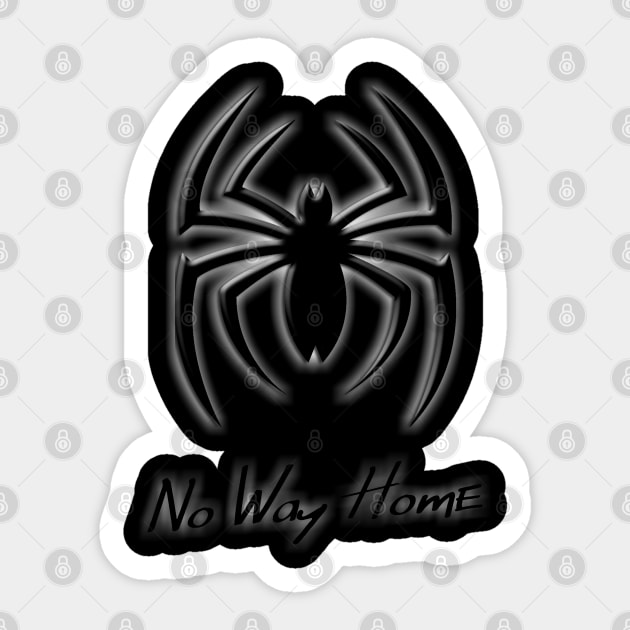 No Way Home -  Team Spiderweb Sticker by Pannolinno